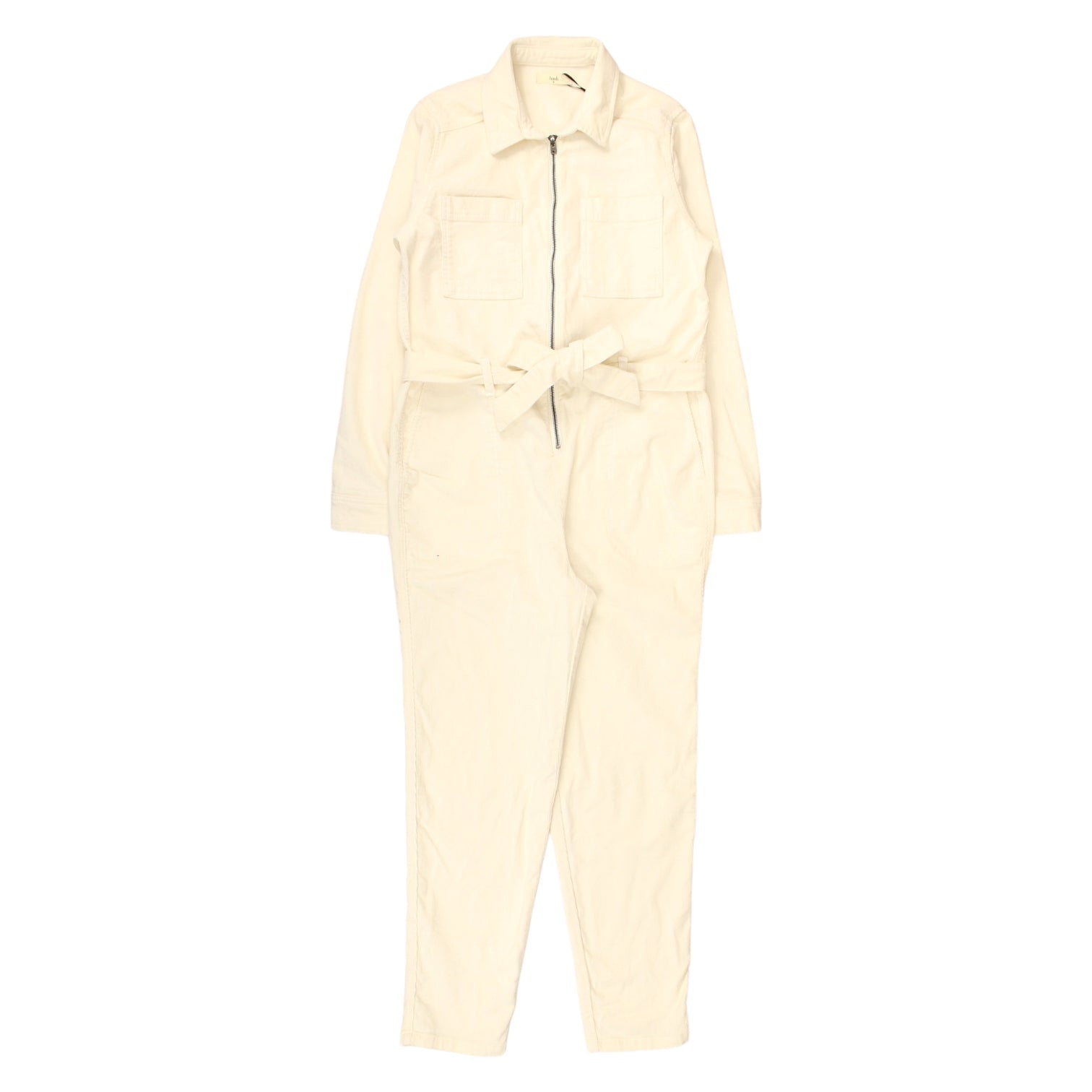 Hush Off-White Cord Boiler Suit