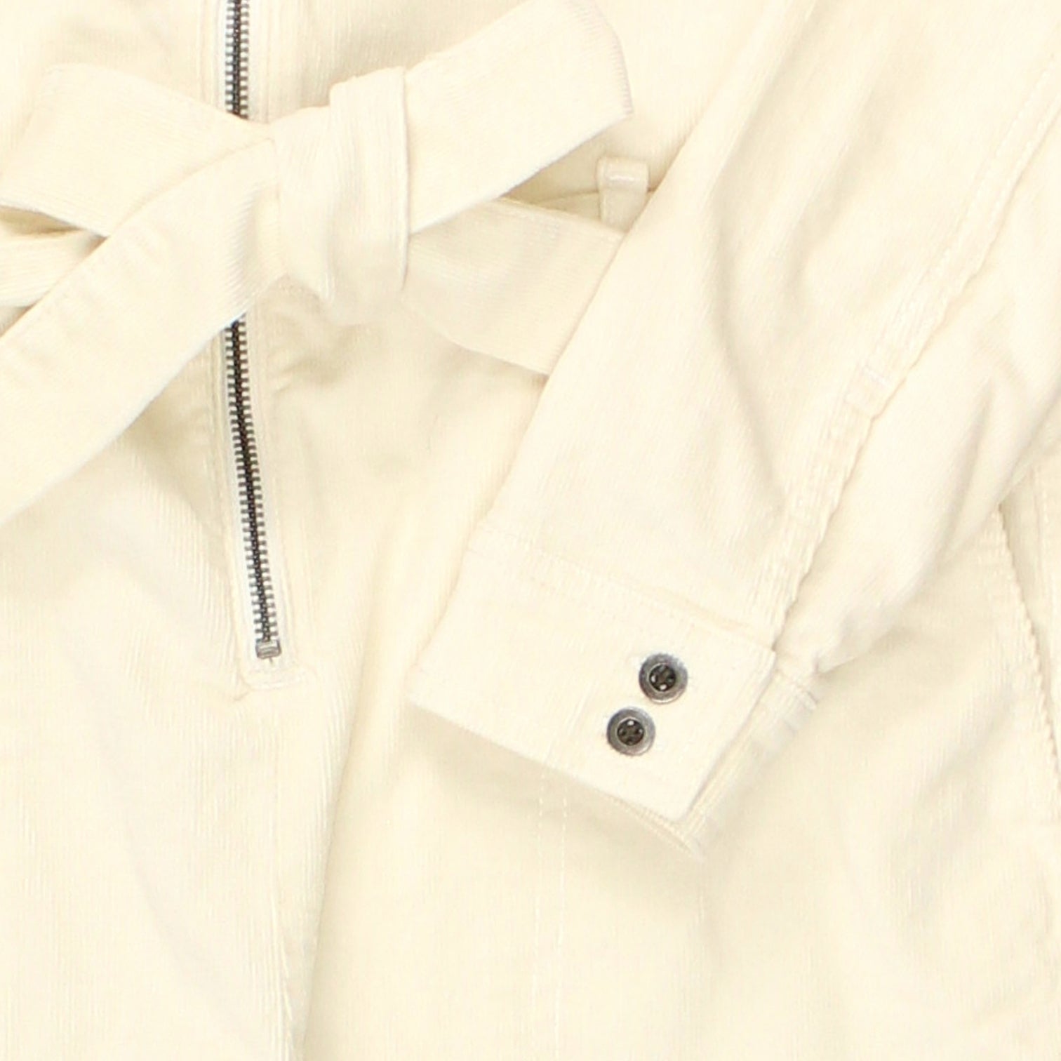 Hush Off-White Cord Boiler Suit