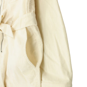 Hush Off-White Cord Boiler Suit