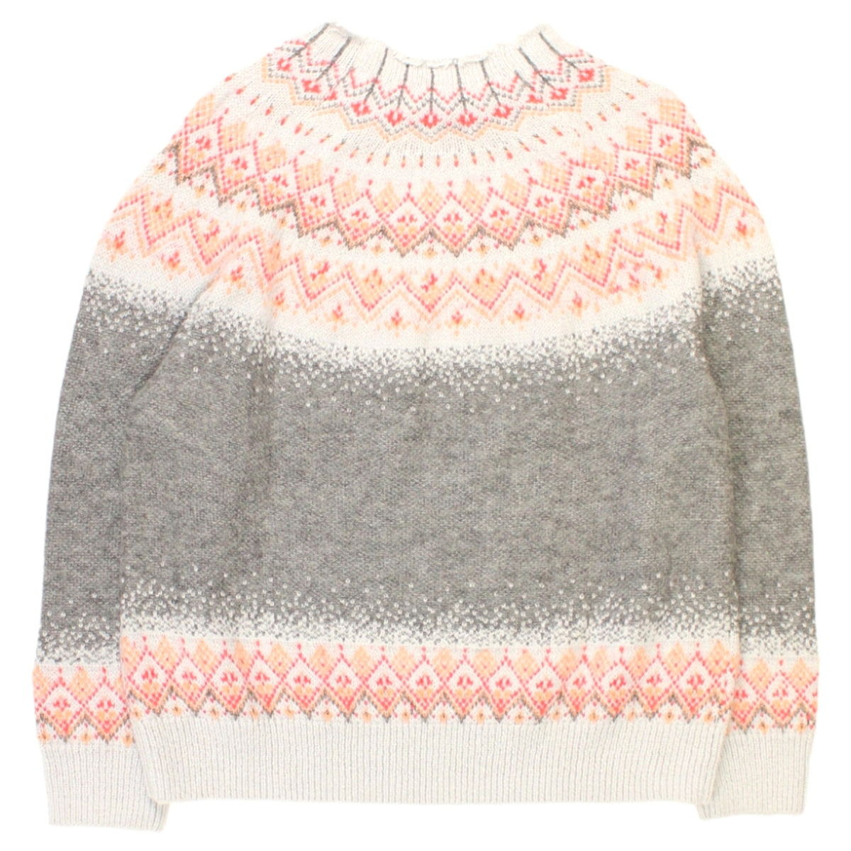 Hush Grey Fair Isle Style Jumper