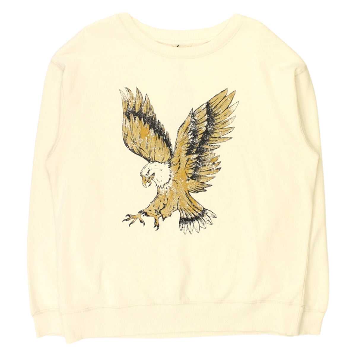 Hush Cream Eagle Foil Oversized Sweatshirt