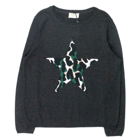 Hush Charcoal Camo Star Jumper