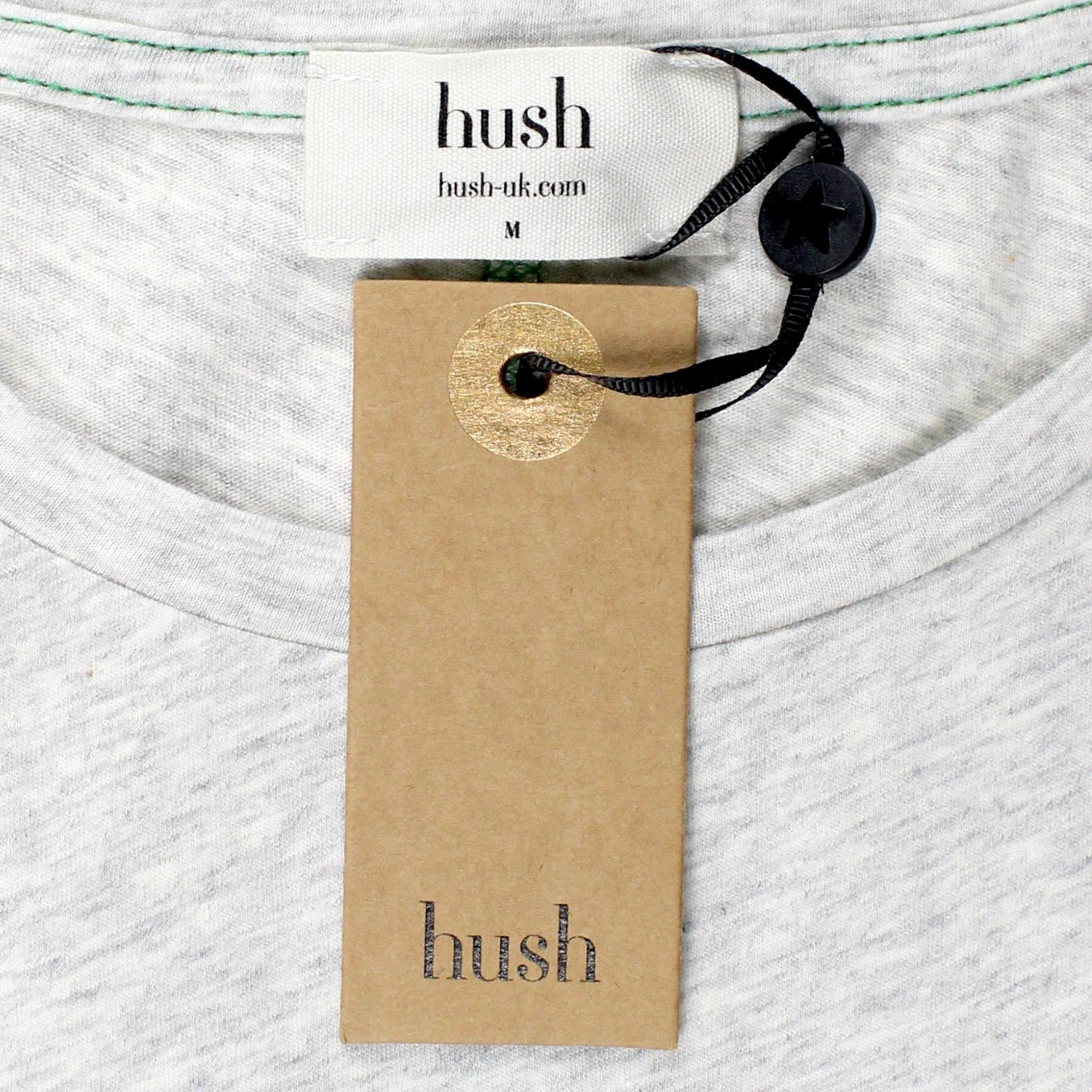 Hush Light Grey Marl Carpe Diem T-Shirt