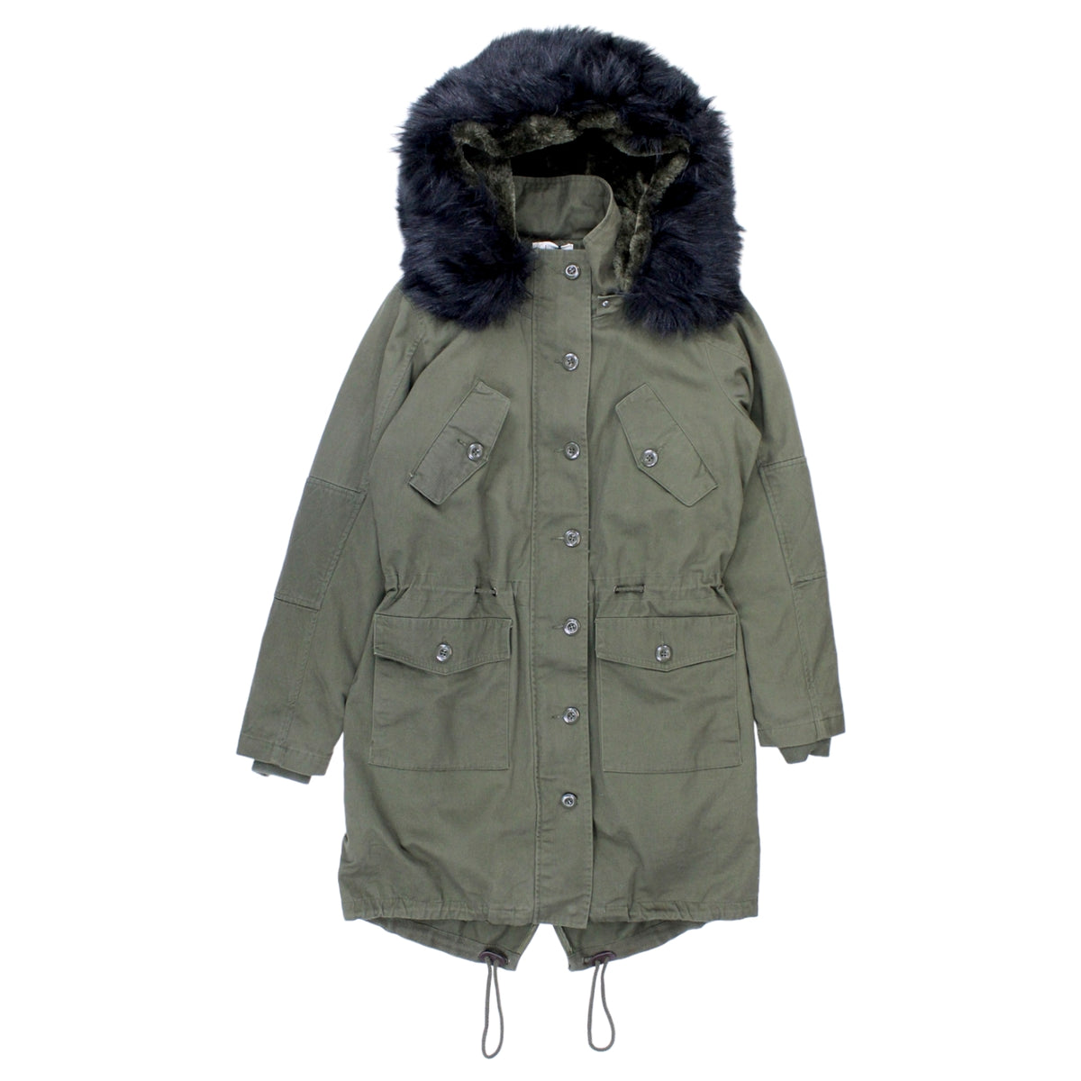 Hush Khaki Britt Parka Coat