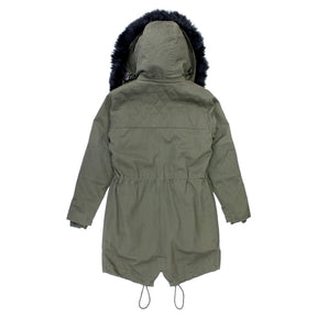 Hush Khaki Britt Parka Coat