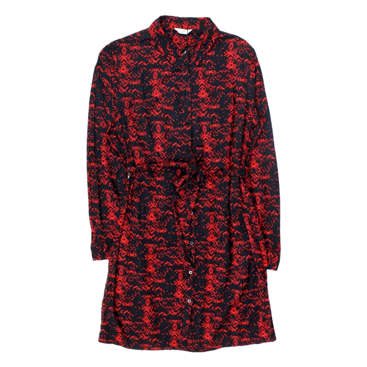 Hush Black/Red Snake Shirt Dress