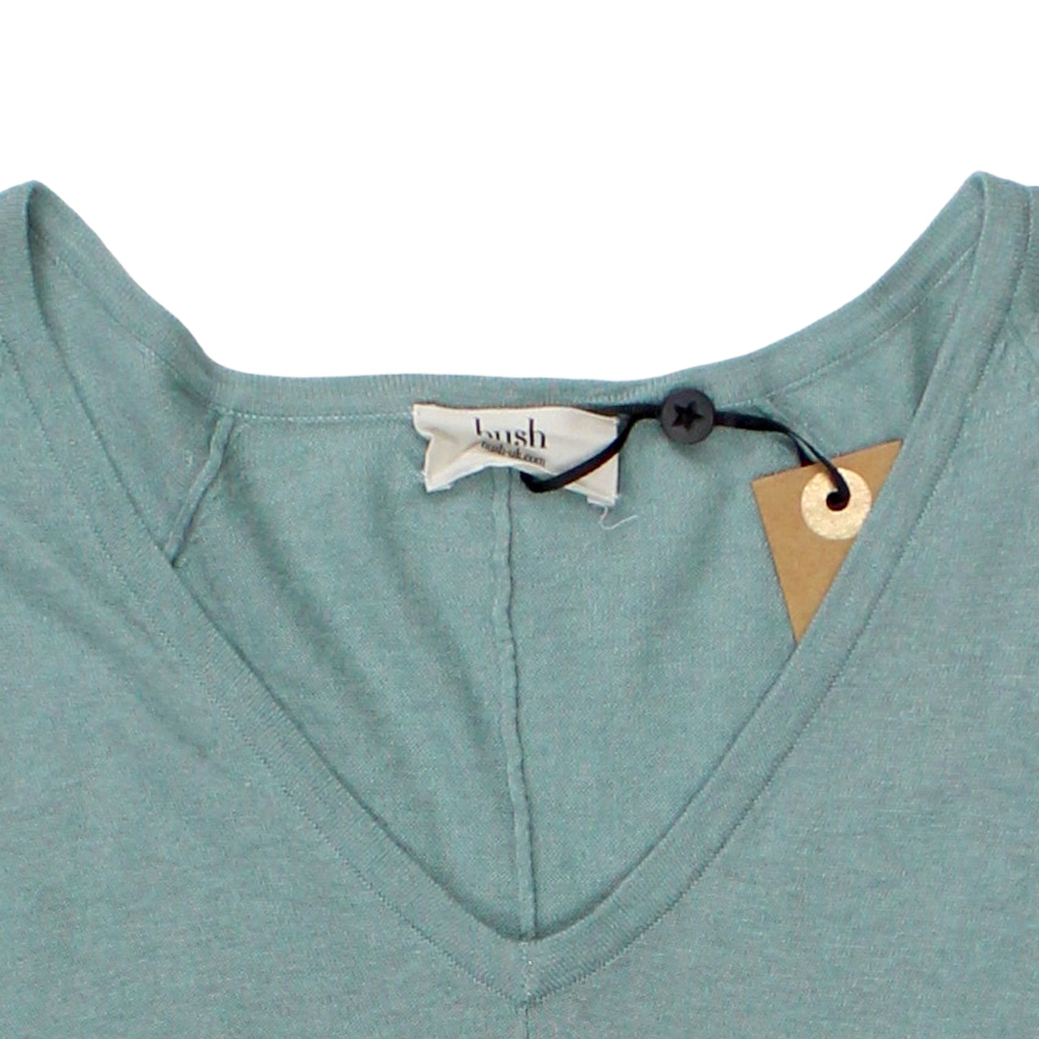 Hush Green V-Neck Beatrice Jumper