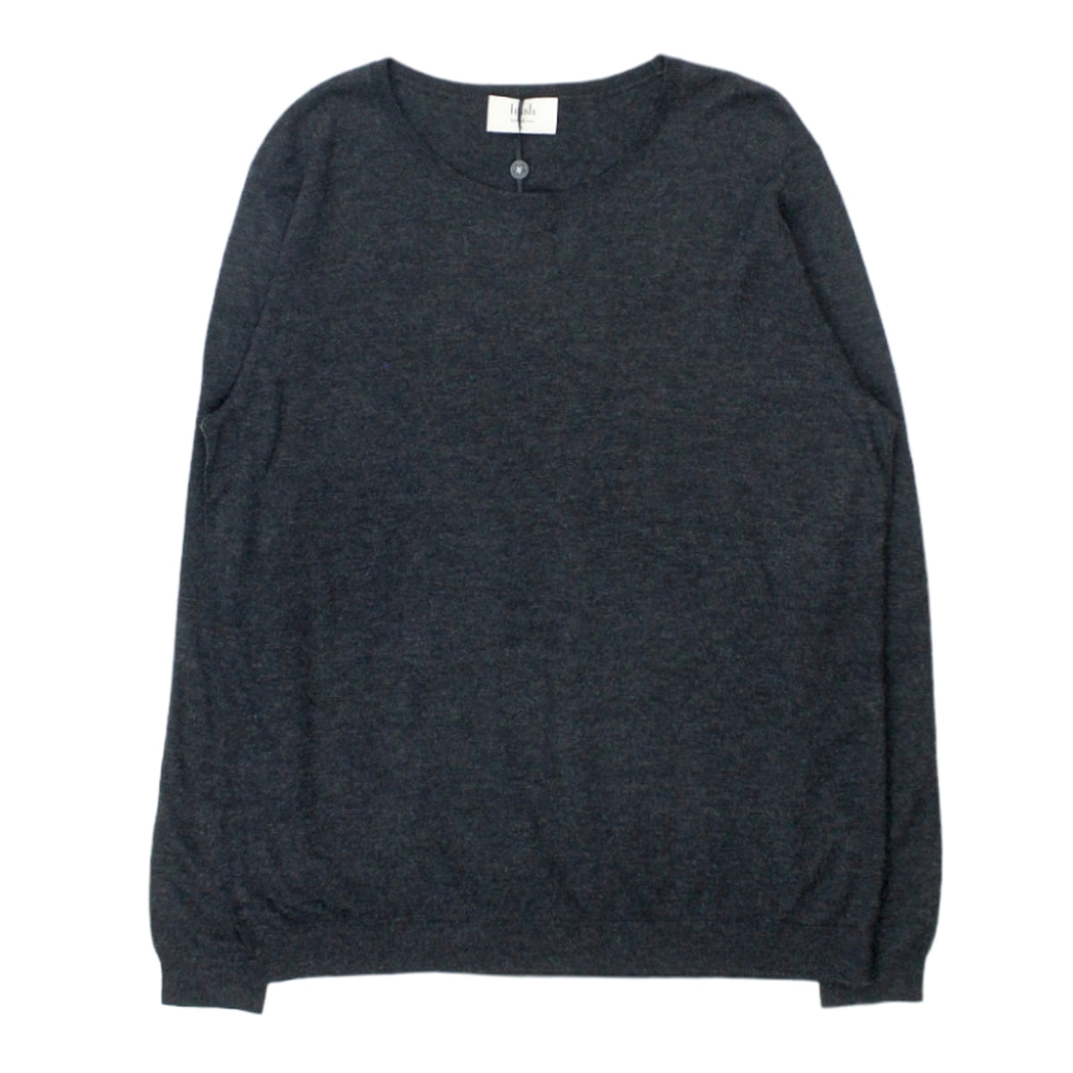 Hush Charcoal Fine Knit Clara Jumper