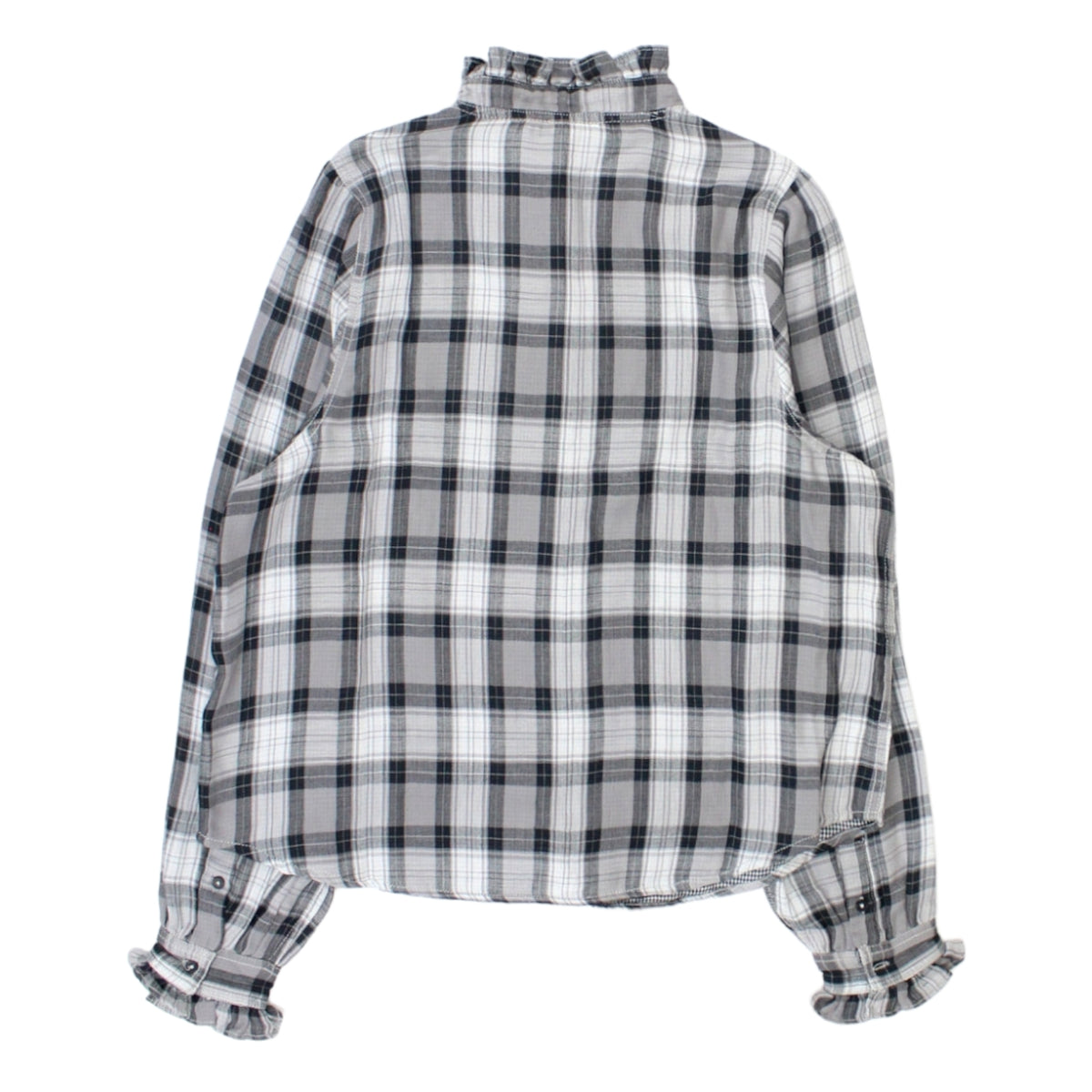 Hush Grey Check Carolina Top