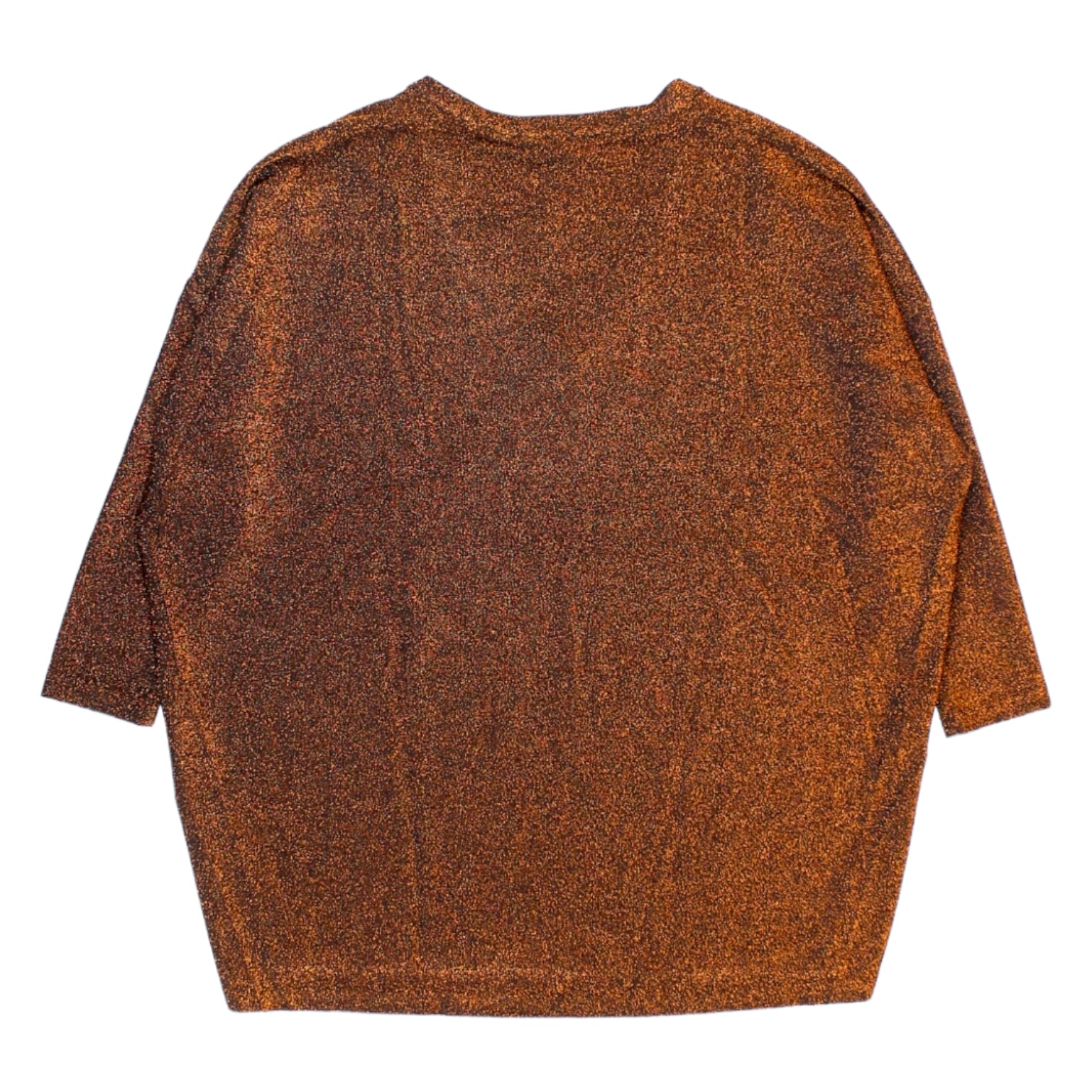 Hush Copper Glitter V-Neck Top