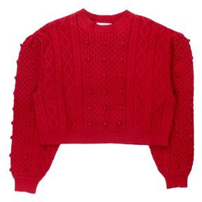 Meadows Red Bramble RWS Wool Jumper