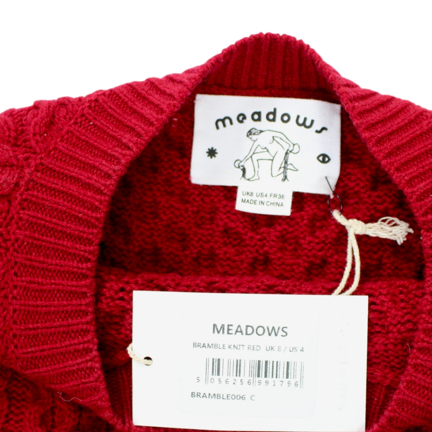 Meadows Red Bramble RWS Wool Jumper