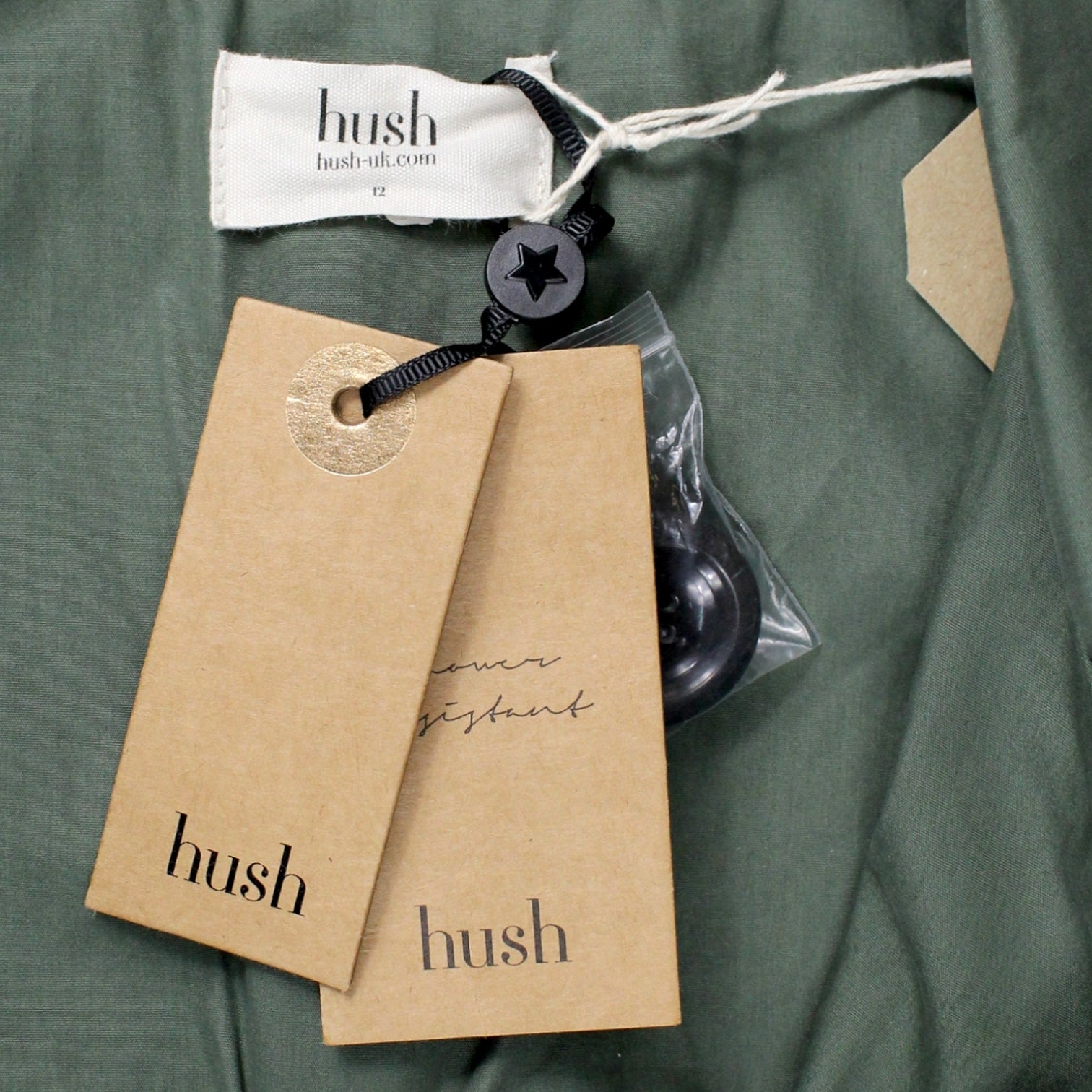 Hush Khaki Gillian Trench Coat