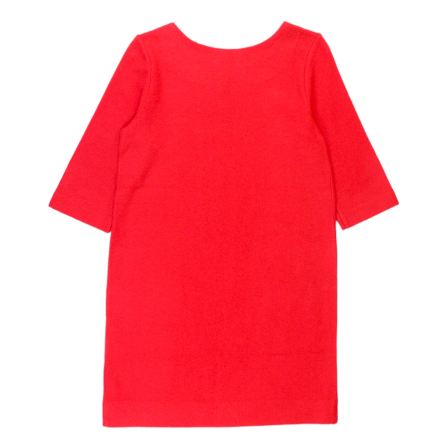 Hush Red Felix Brushed Cotton Midi Dress