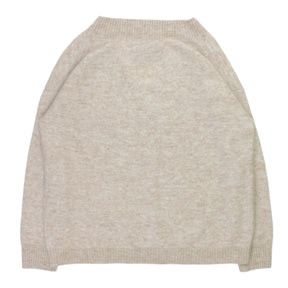 Hush Oatmeal Deep V-Jumper