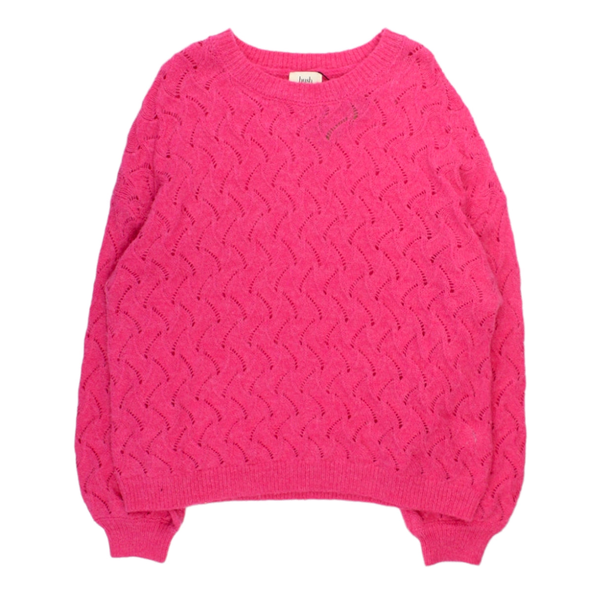 Hush Pink Balloon Sleeve Jumper