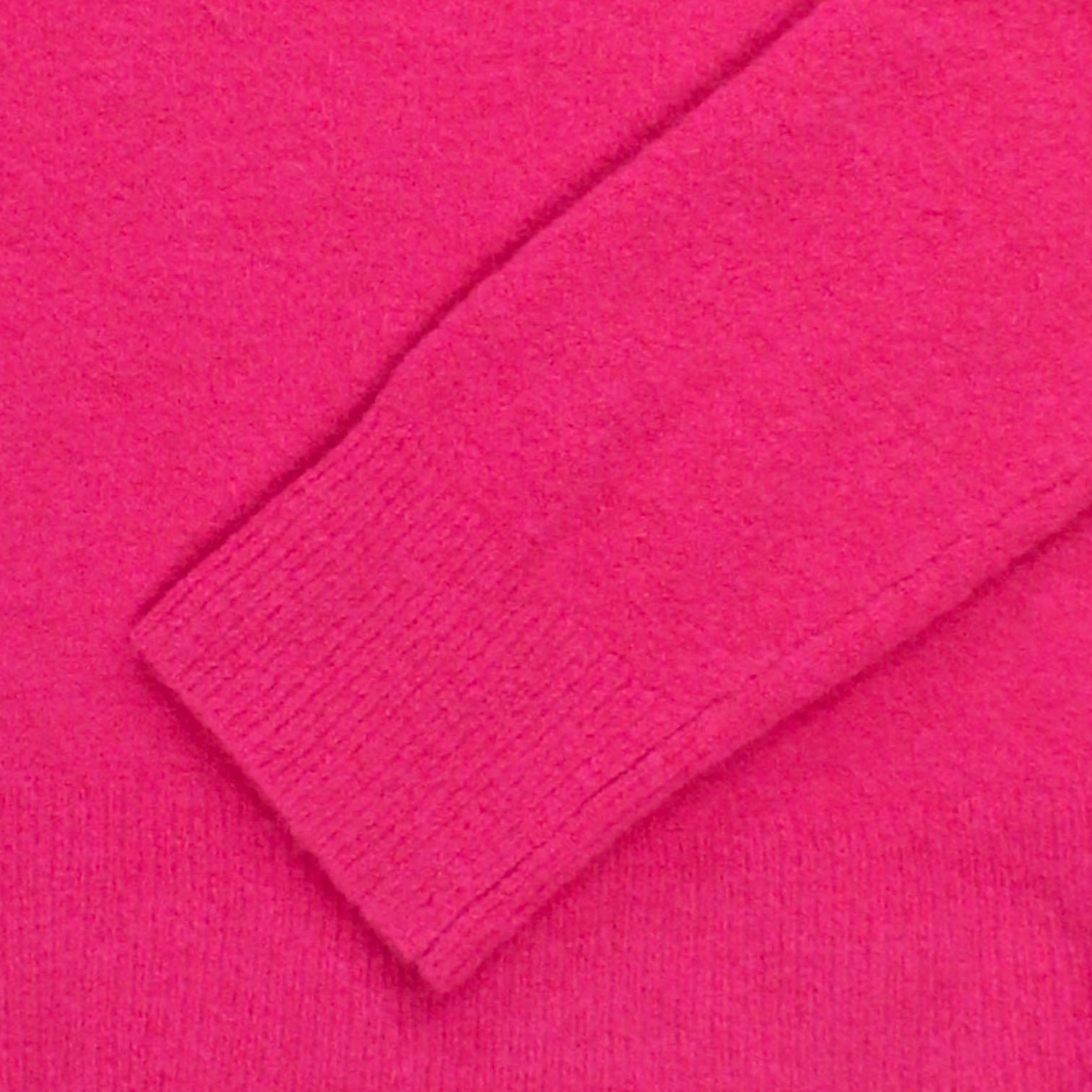 Hush Bright Pink Cropped Knit Jumper