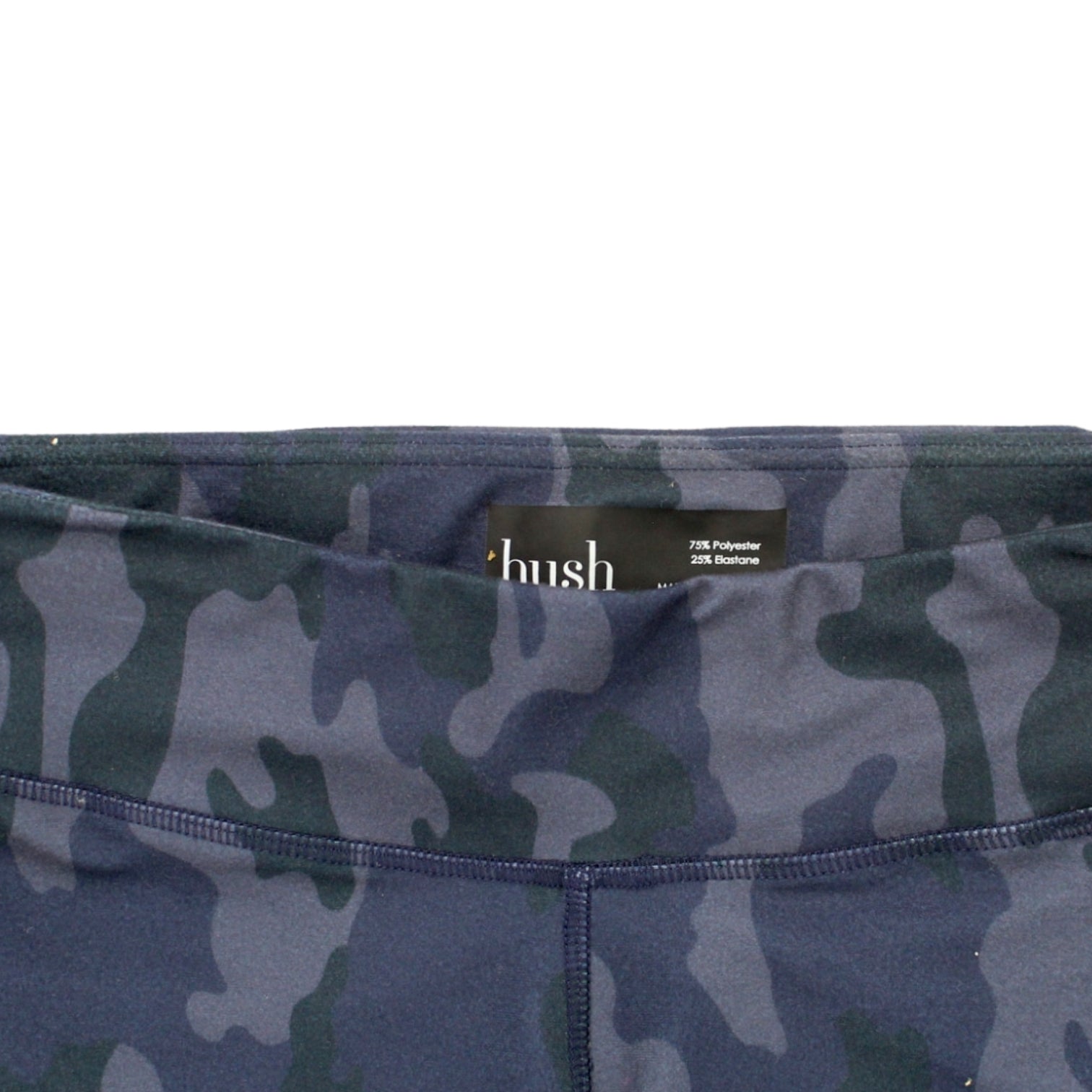 Hush Blue Camo Athleisure Leggings