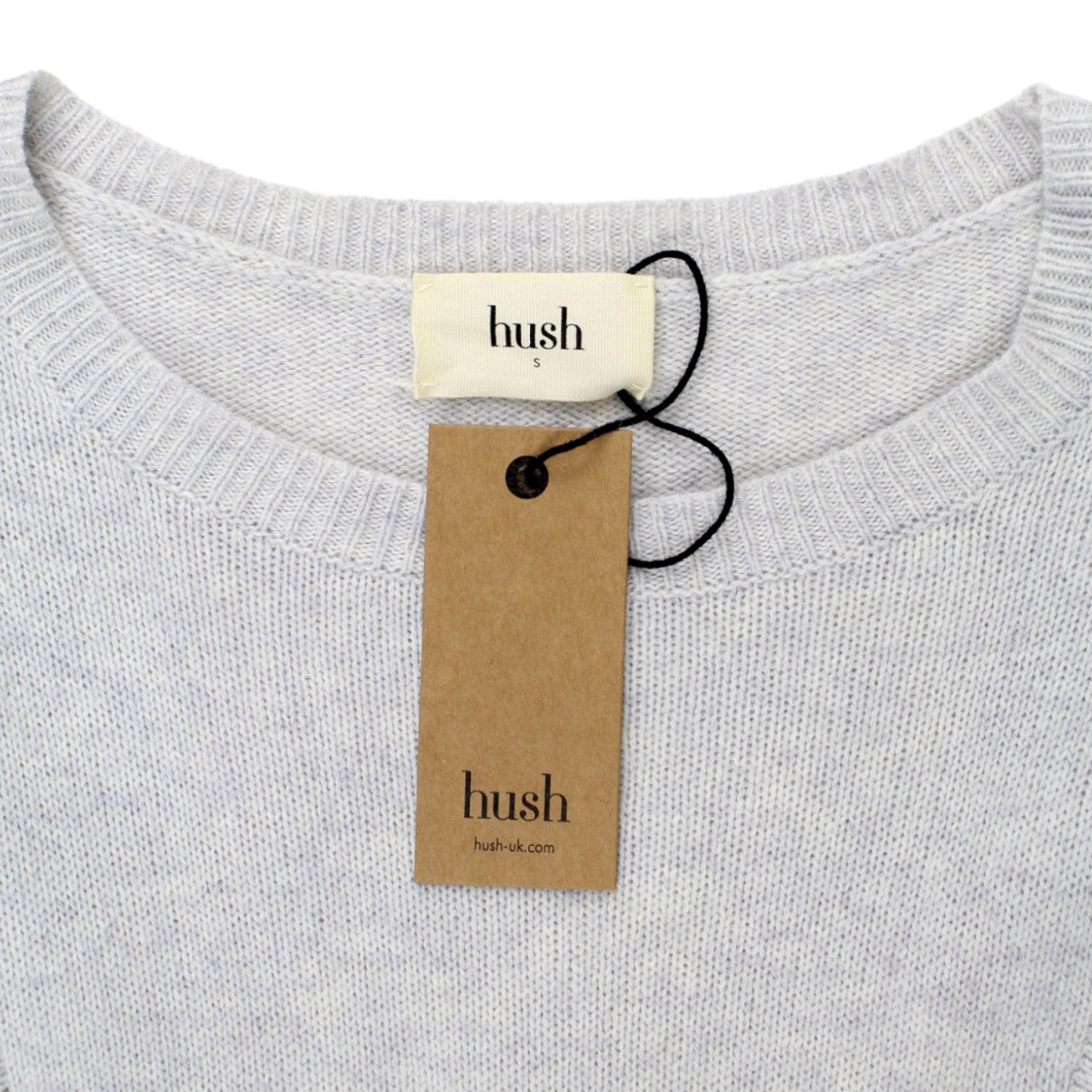 Hush Grey Marl Frilled Jumper