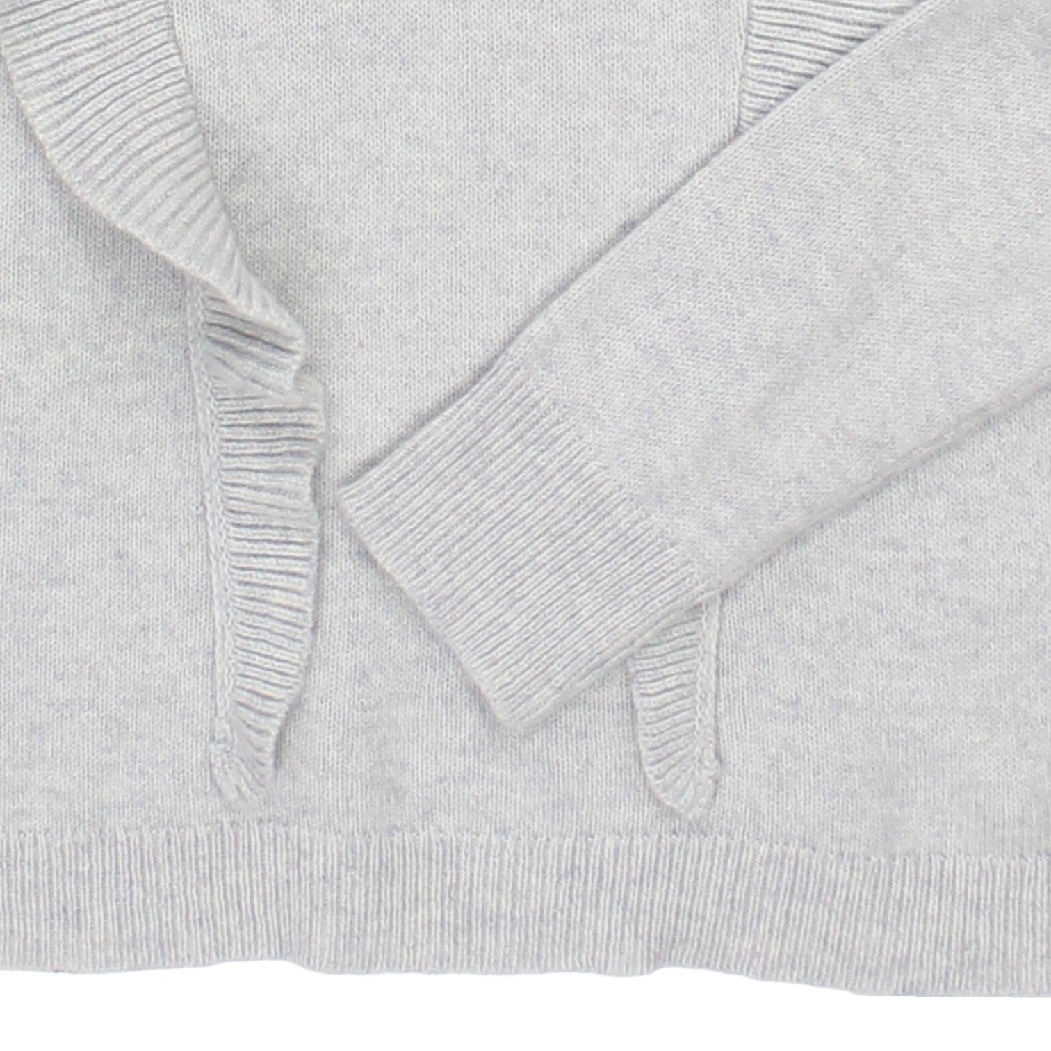 Hush Grey Marl Frilled Jumper