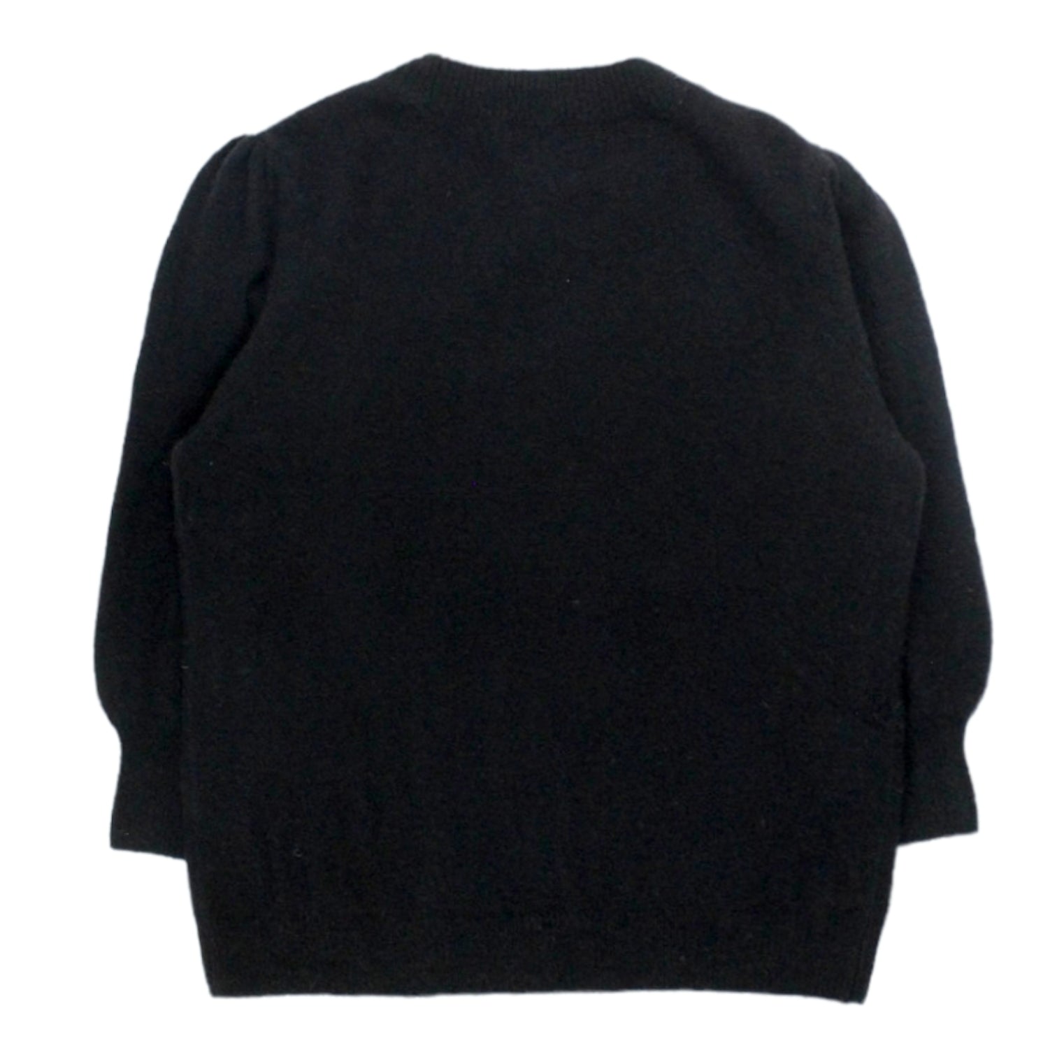 Hush Black Gathered Sleeve Jumper