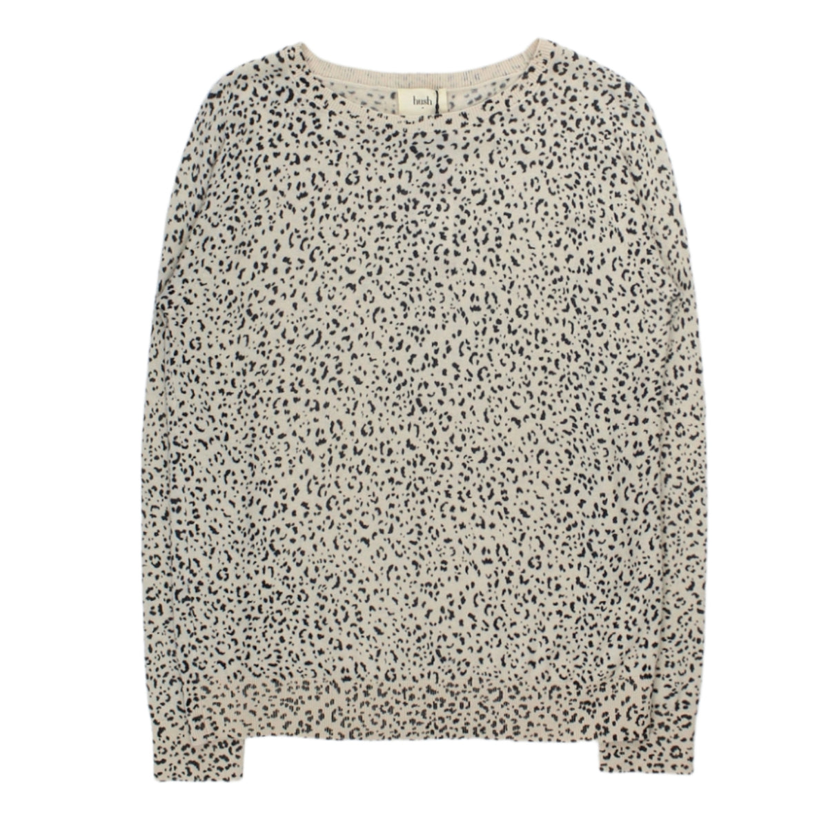 Hush Ecru Mini Mark Print Jumper
