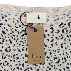 Hush Ecru Mini Mark Print Jumper