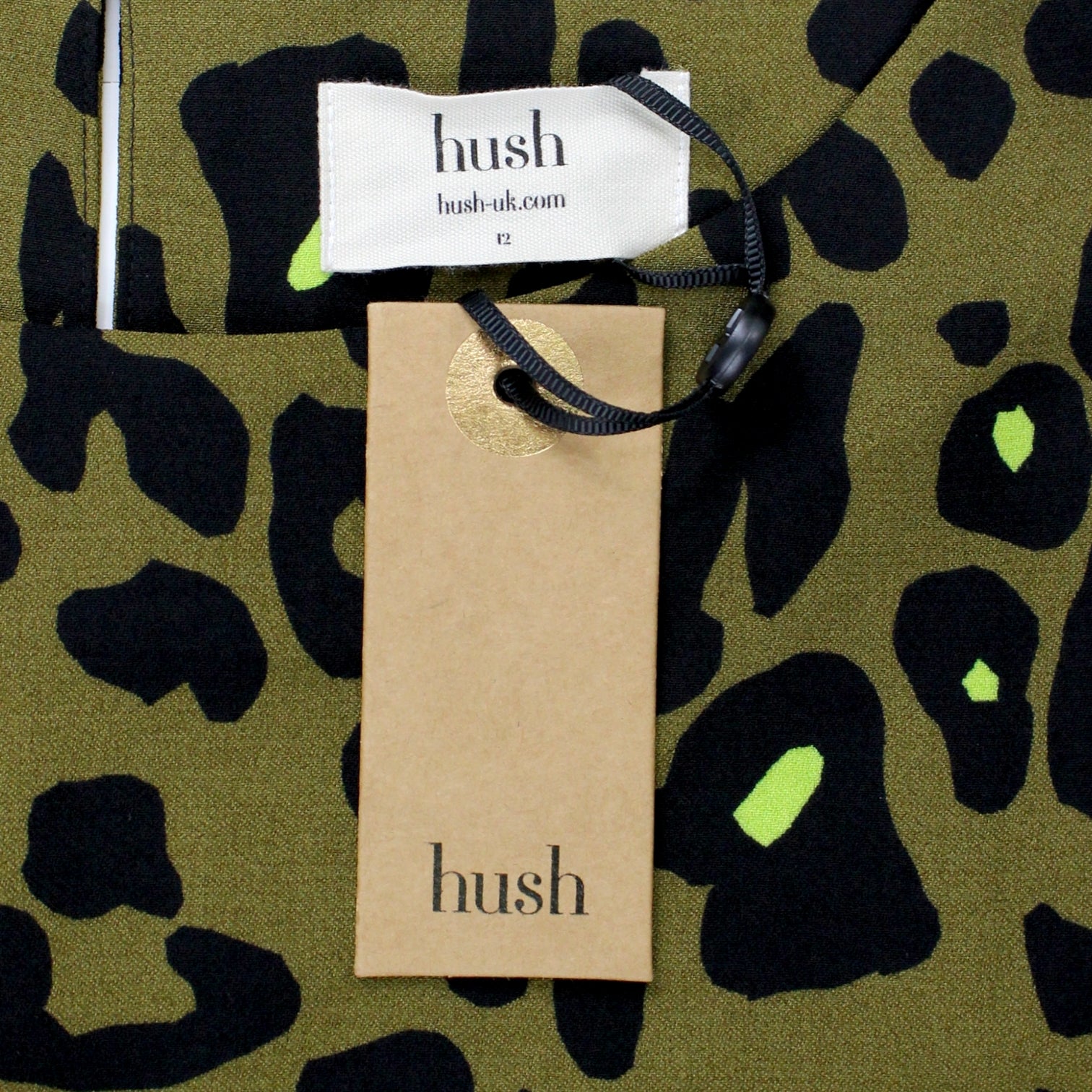 Hush Green Neon Leopard Dress