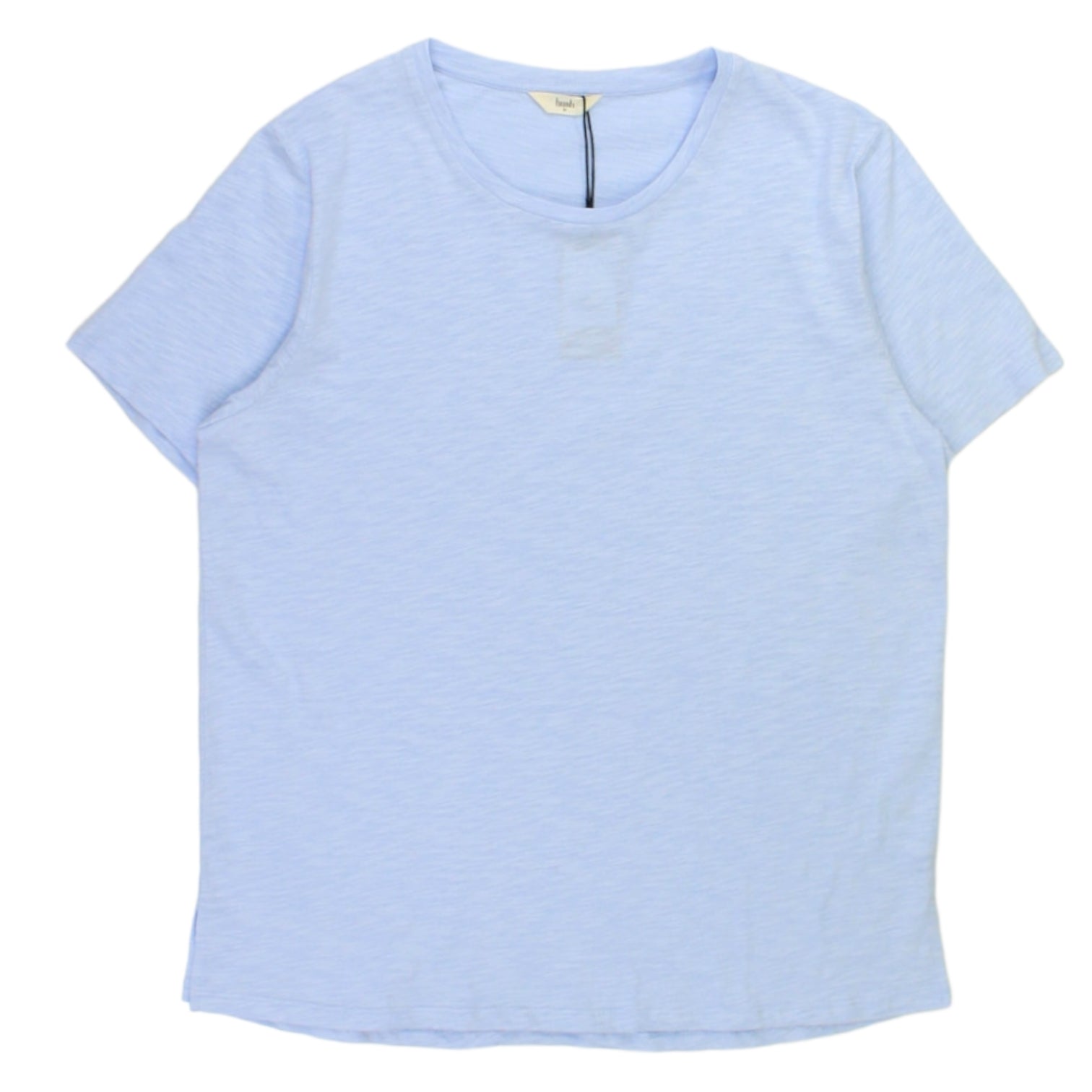 Hush Powder Blue Cotton Slub T-Shirt
