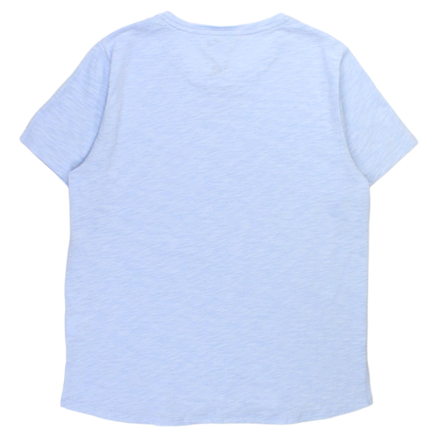 Hush Powder Blue Cotton Slub T-Shirt