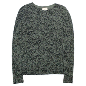 Hush Khaki Heart Print Jumper