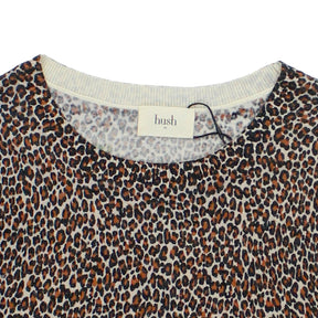 Hush Cream Leopard Printed Jumper