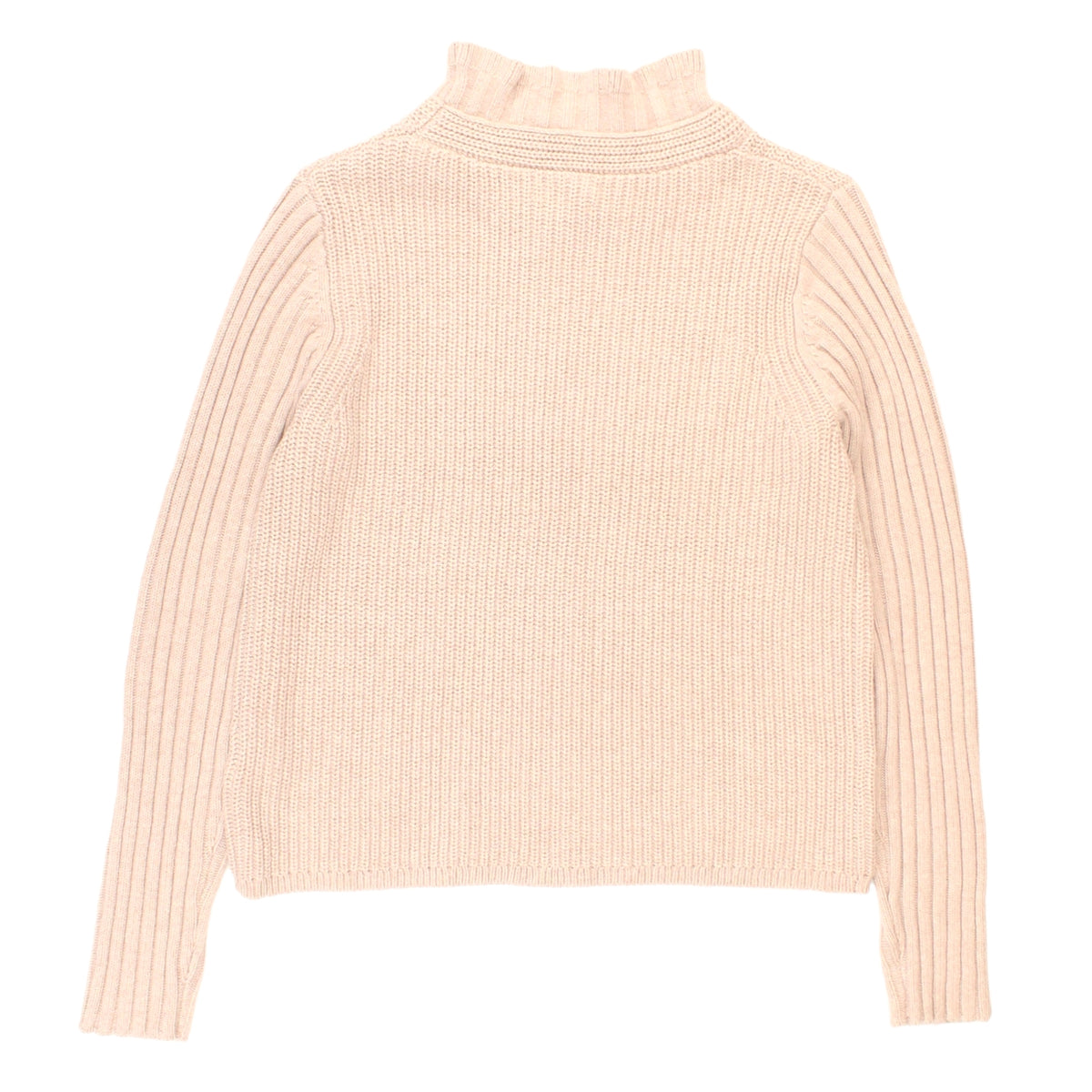 Hush Dusty Pink Kiely Frill Neck Jumper