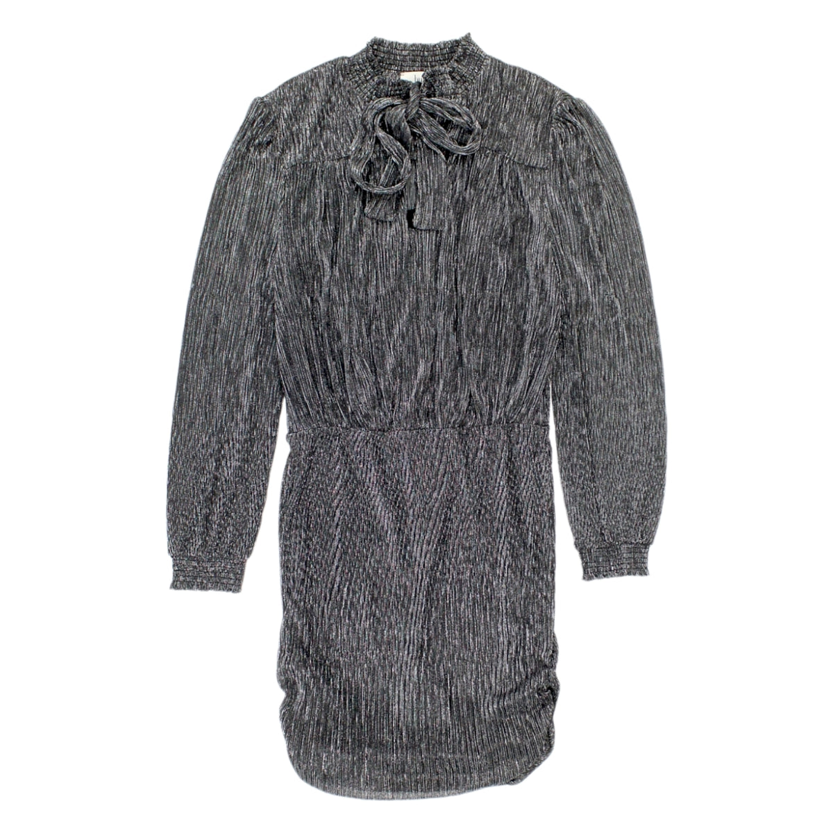 Hush Silver/Black Metallic Shimmer Dress