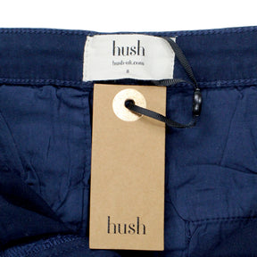 Hush Navy Wide Leg Chinos