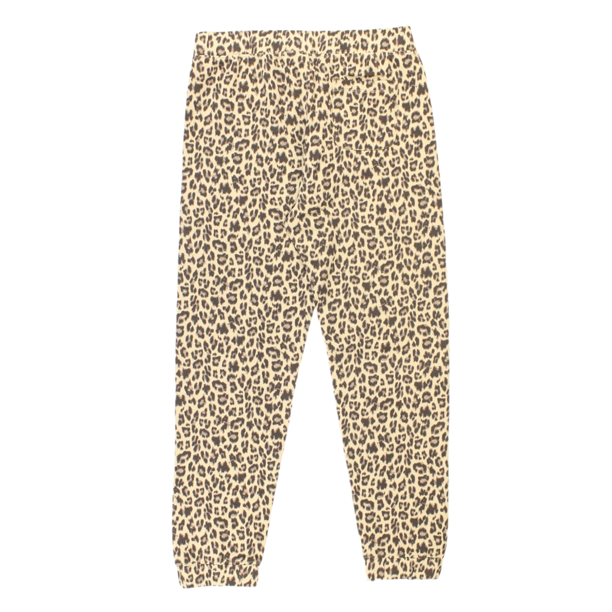 Hush Cream Leopard Printed Washed Joggers