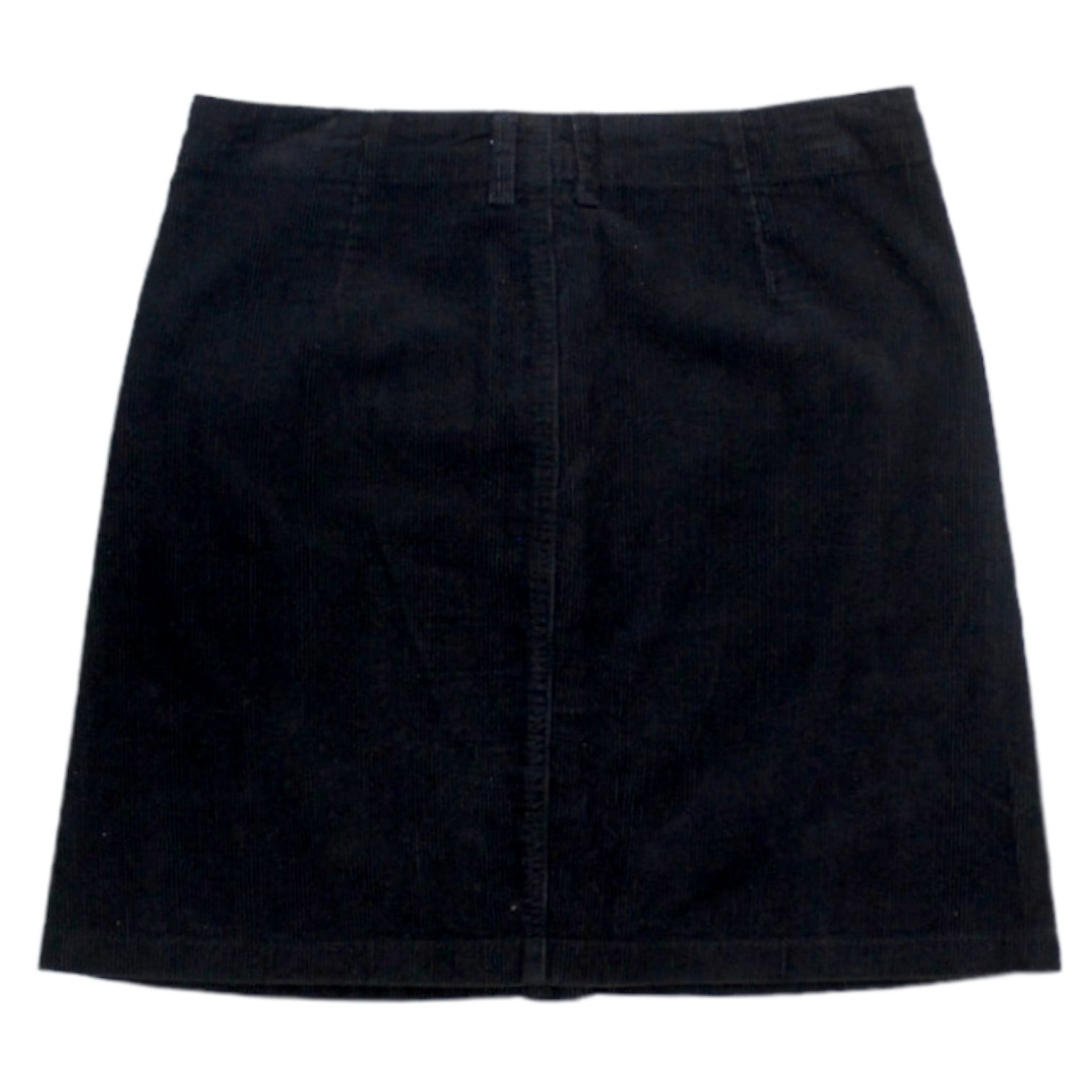 Hush Black Cord Mini Skirt