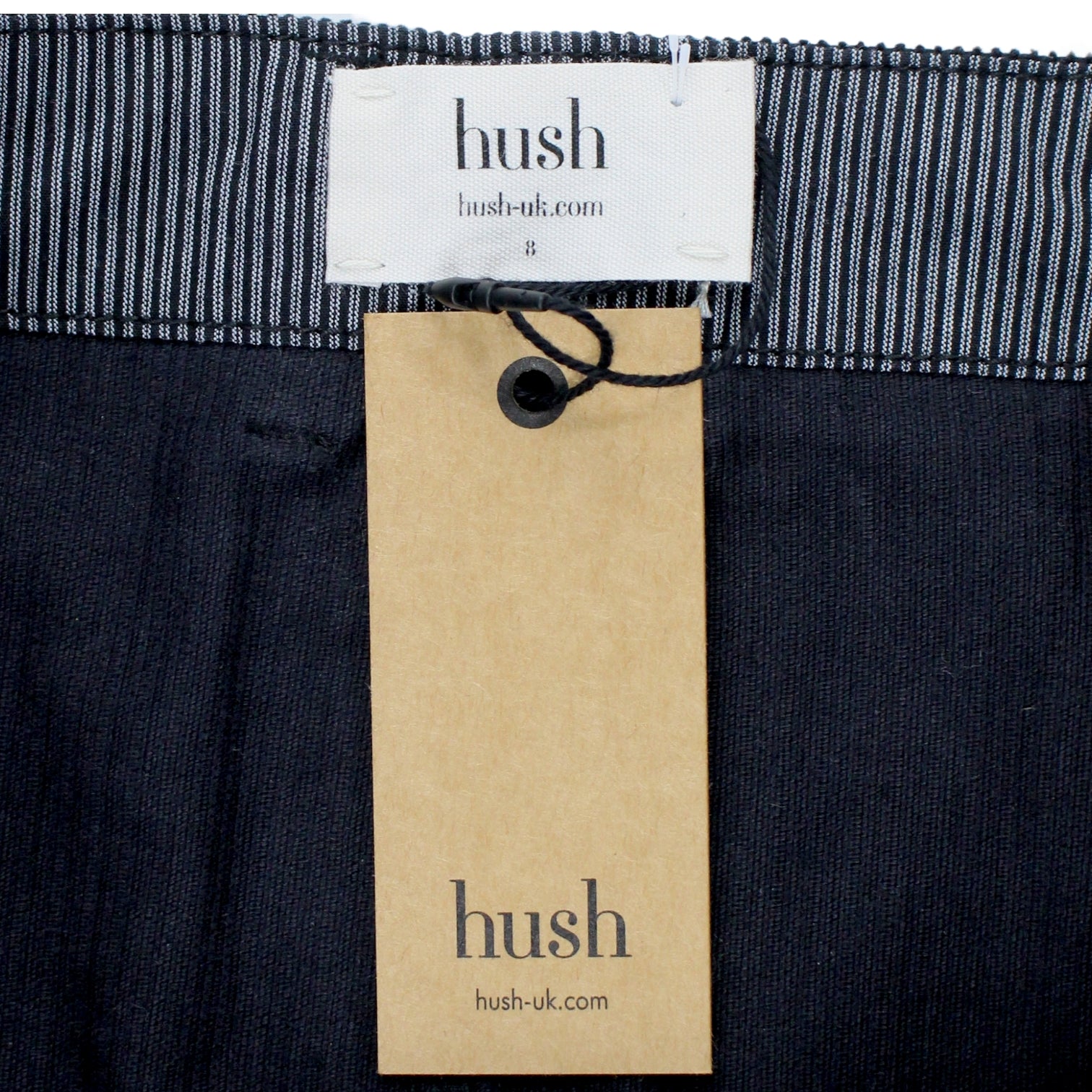 Hush Black Cord Mini Skirt