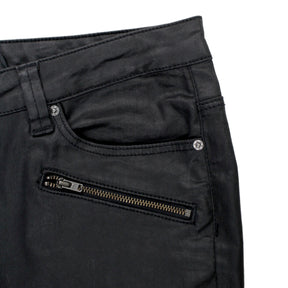 Hush Black Coated Jeans