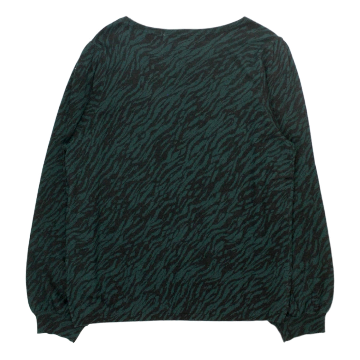 Hush Green/Black Balloon Sleeve Jumper