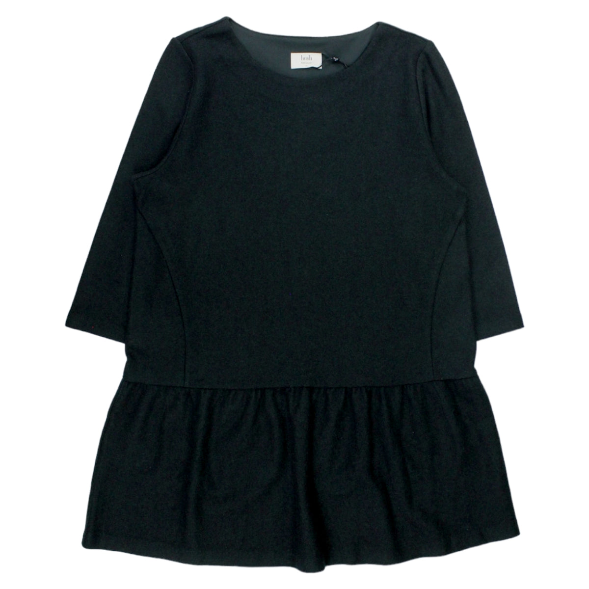 Hush Forest Green Dropped Waist Dress
