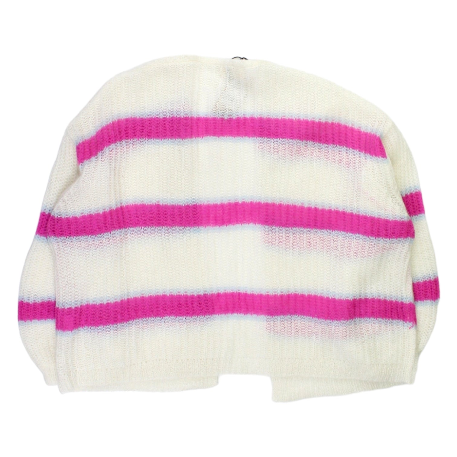 Hush Cream/Pink Stripe Knitted Cardigan