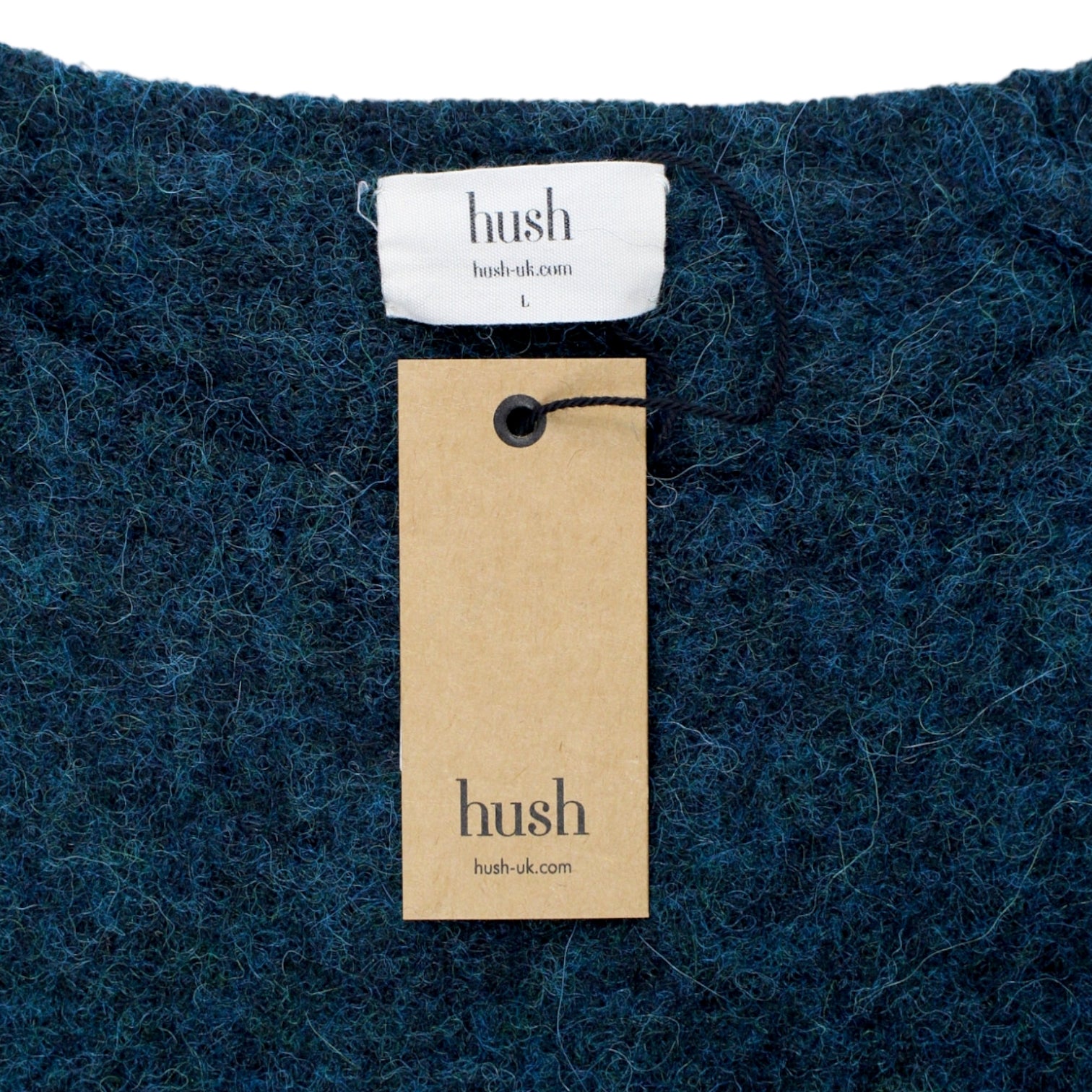 Hush Green Marl Striped Jumper