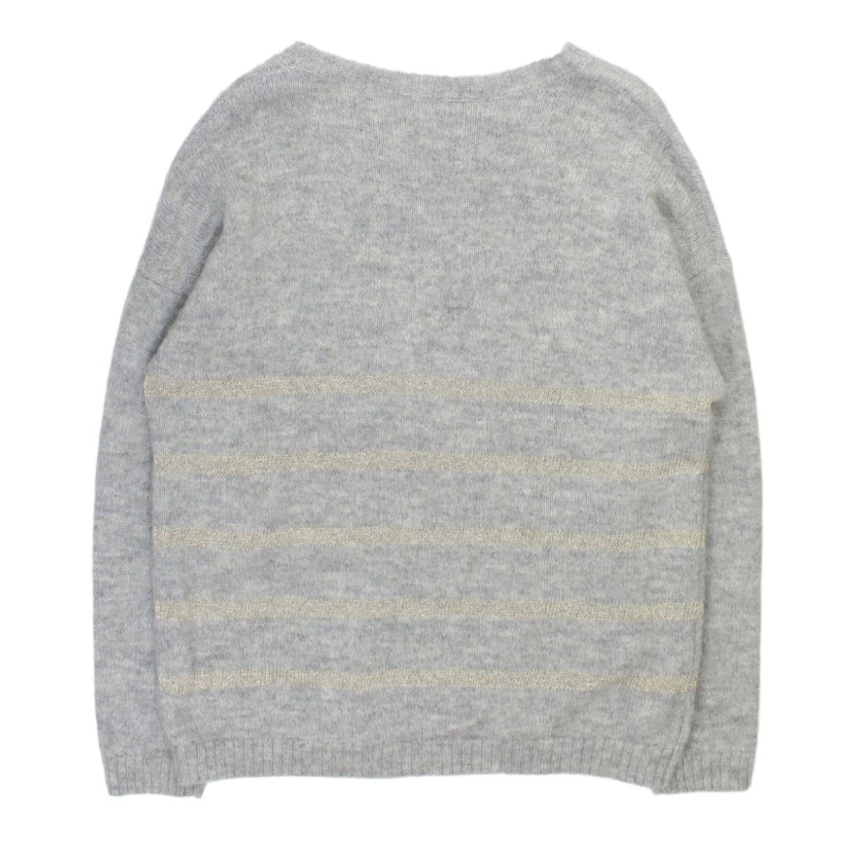 Hush Grey Marl/Gold Striped Jumper