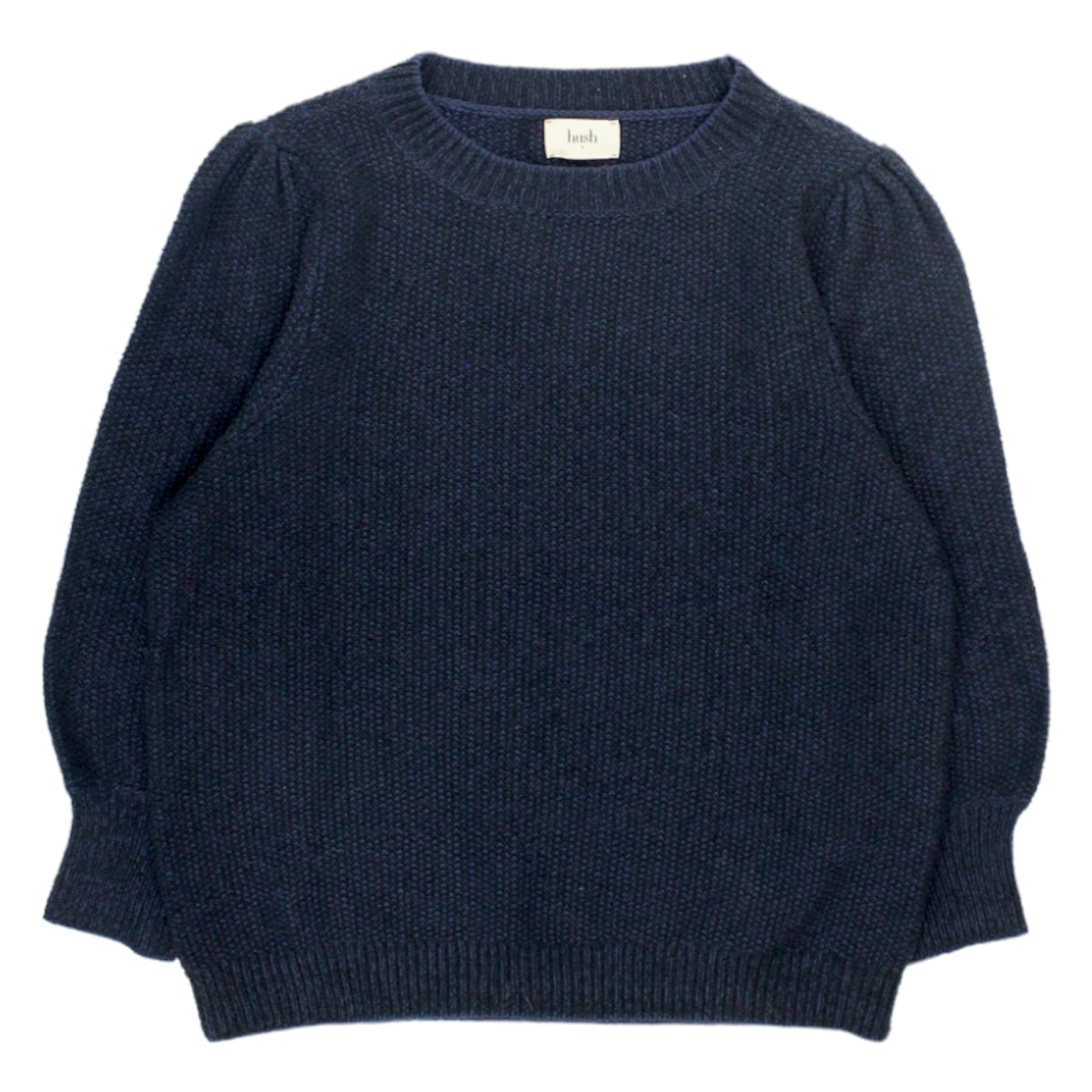 Hush Midnight/Black Basket Weave Knit Jumper
