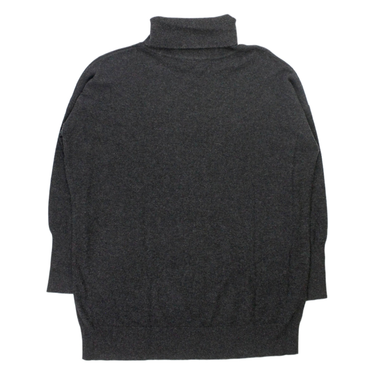 Hush Charcoal Marl Cashmere Roll Neck Dress