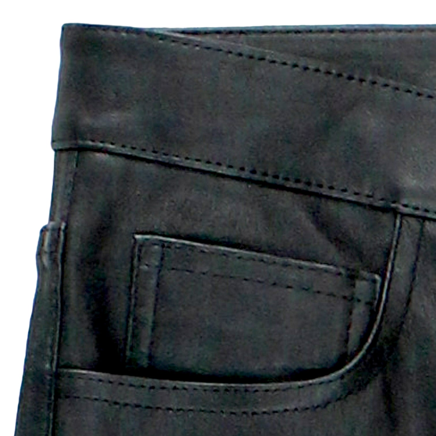 Hush Black Leather Jeans