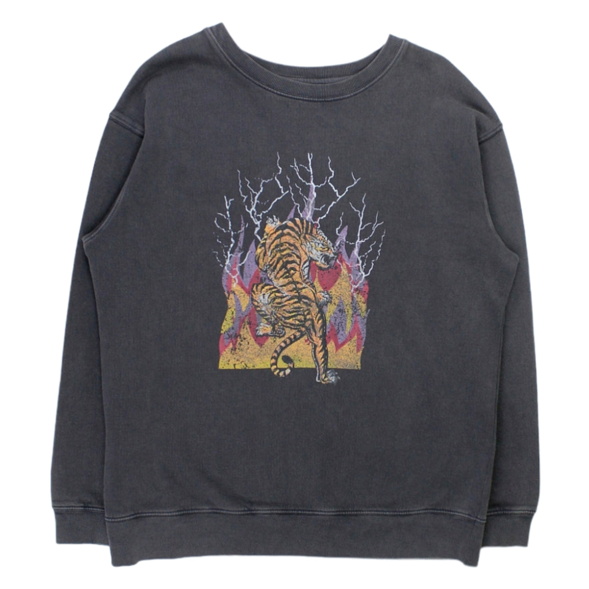 Hush Brown Tiger Print Sweatshirt