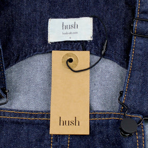 Hush Indigo Denim Dungaree Dress