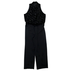 Hush Black Star Devore Jumpsuit